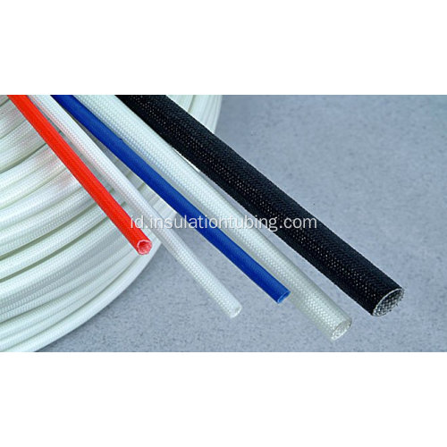 Silicone Resin Dilapisi Jalinan Fiberglass Sleeve